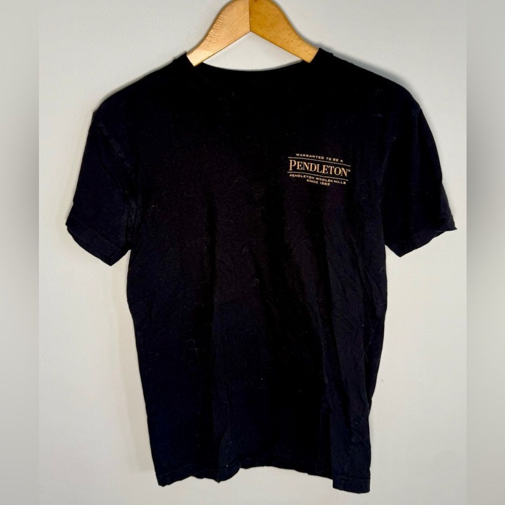 Pendleton Men’s Black Short Sleeve Tee Aztec Graphic | S